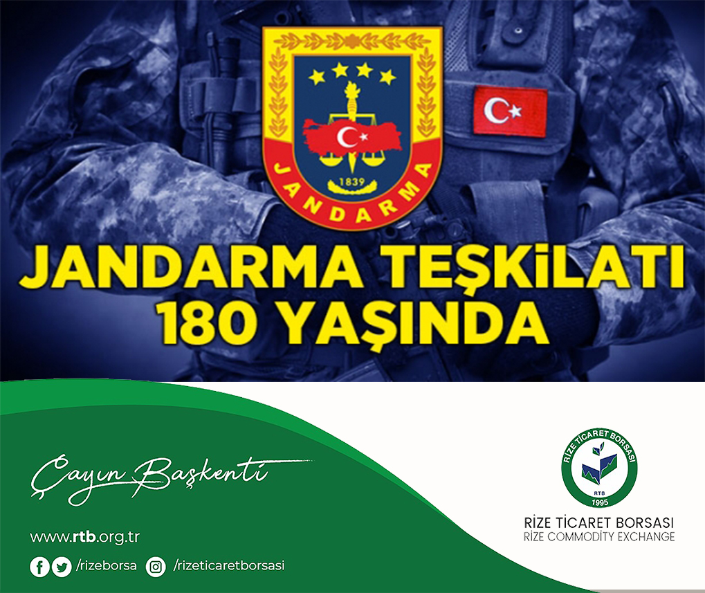 Jandarma Teşkilatının 180. Kuruluş Yıl dönümü