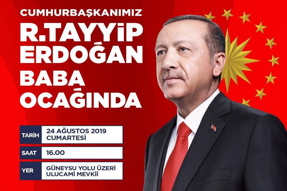RECEP TAYYİP ERDOĞAN BABA OCAĞINDA