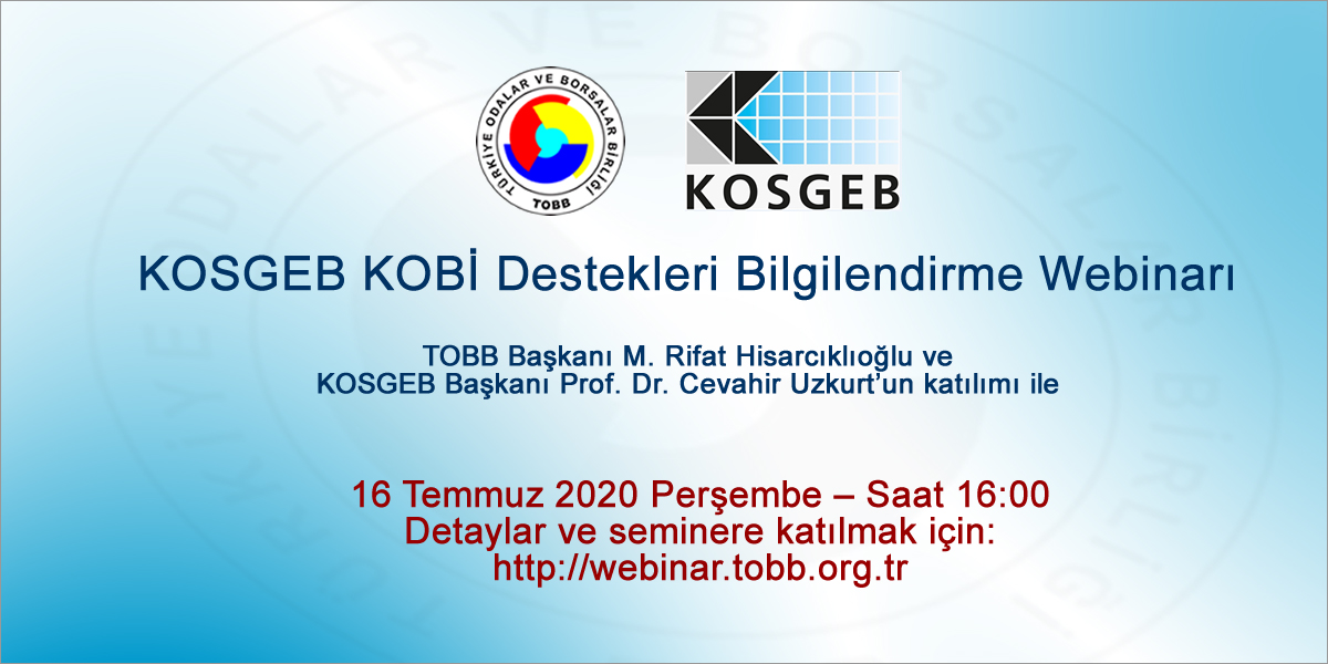 Kobi Destekleri Bilgilendirme Webinarı