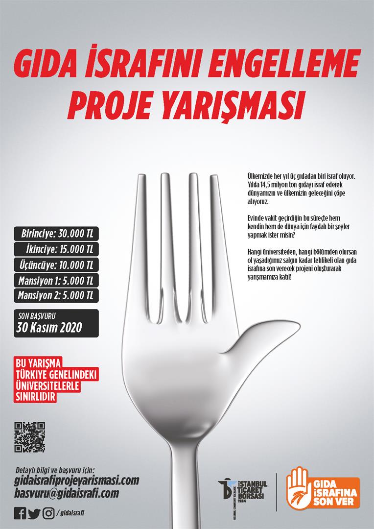 Gıda İsrafını Engelleme Projesi Yarışması