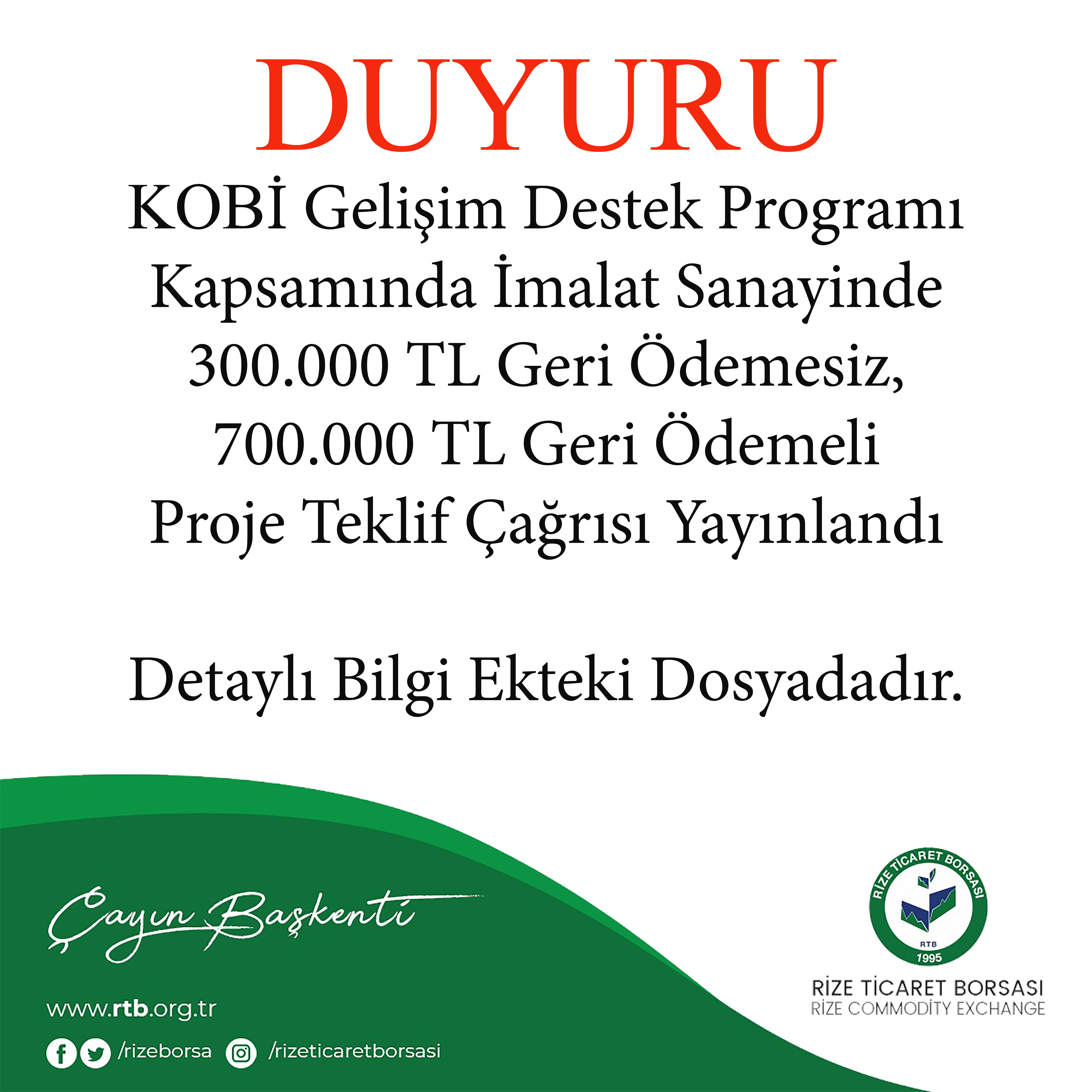KOBİ Gelişim Destek Programı