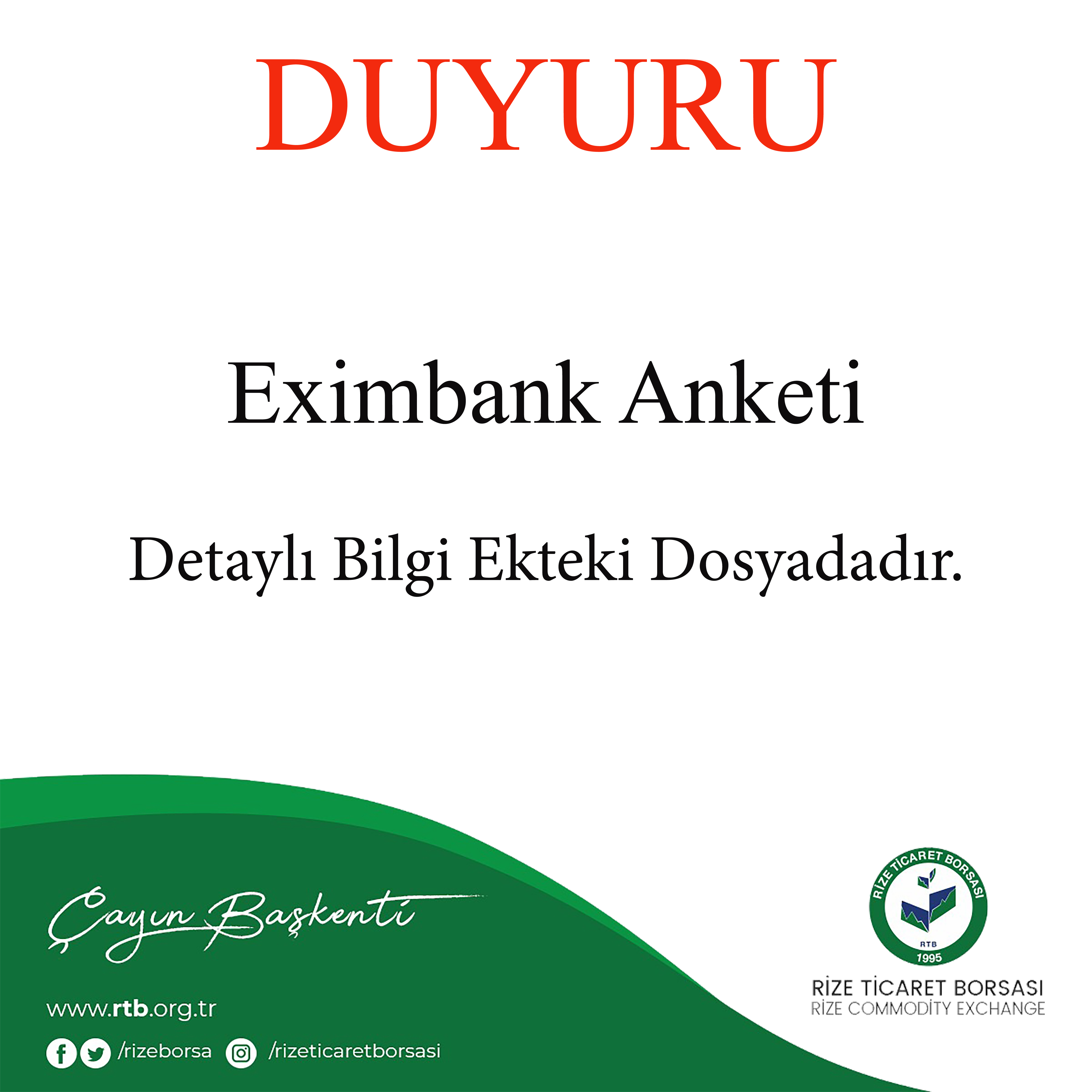Eximbank Anketi