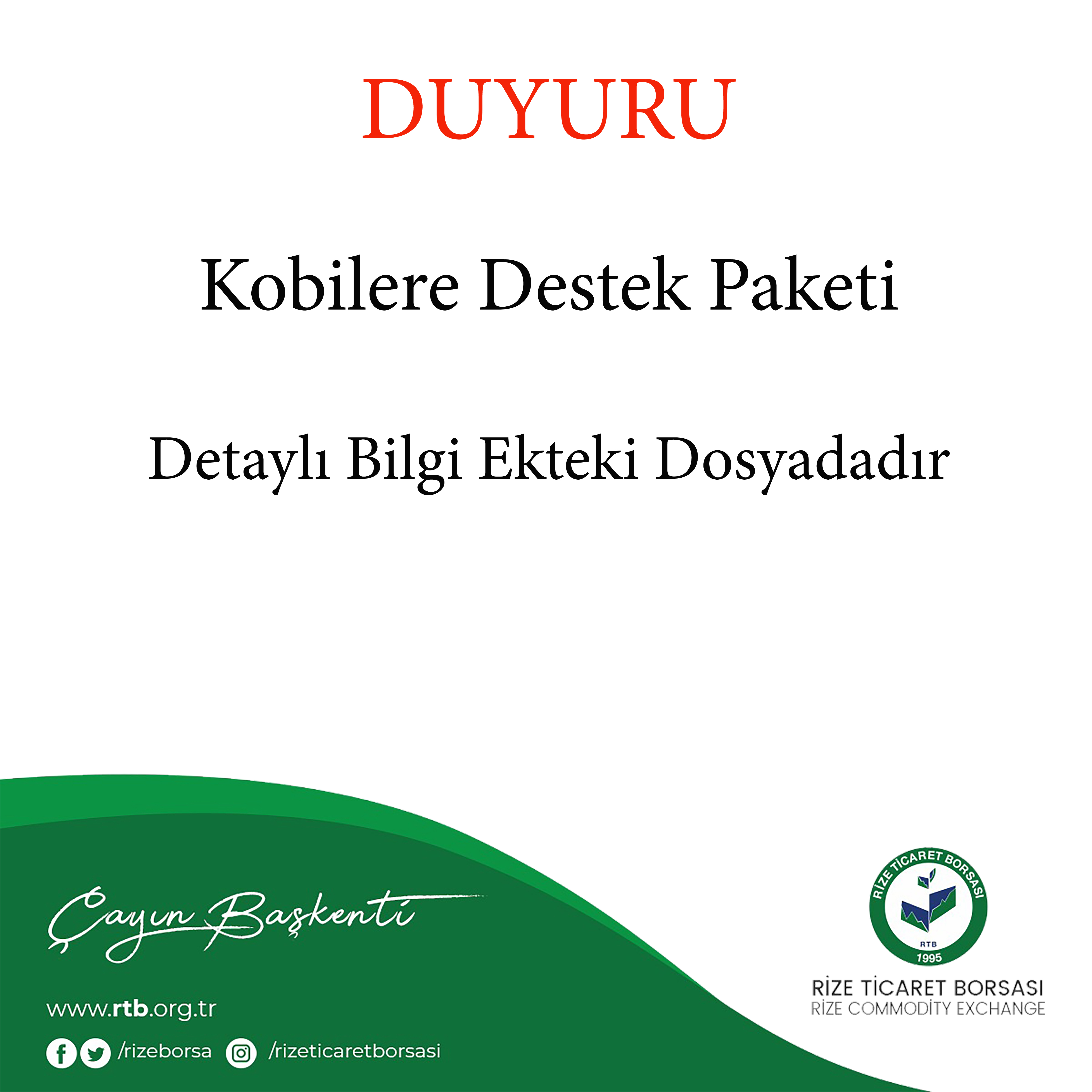 Kobilere Destek Paketi