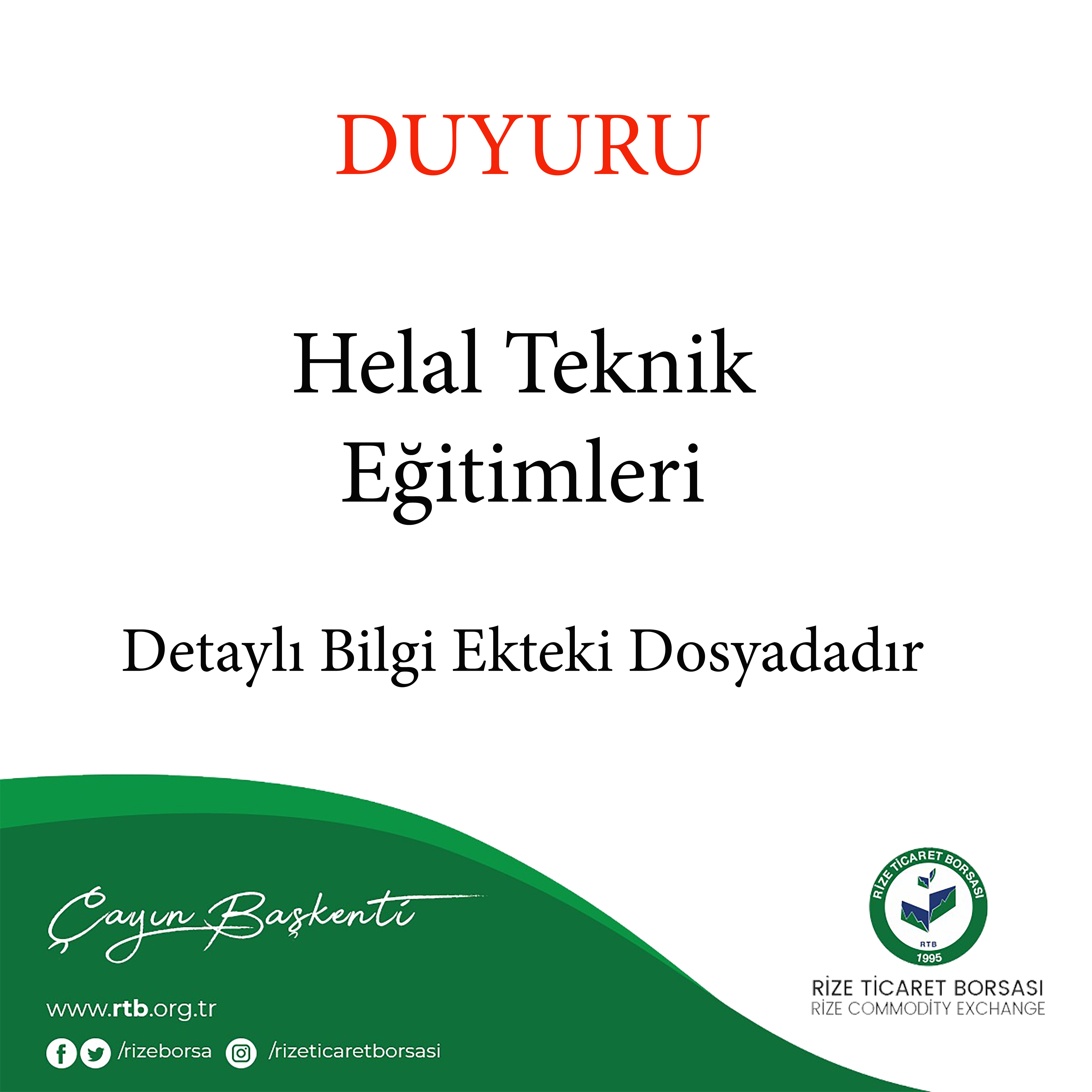 Helal Teknik Eğitimleri