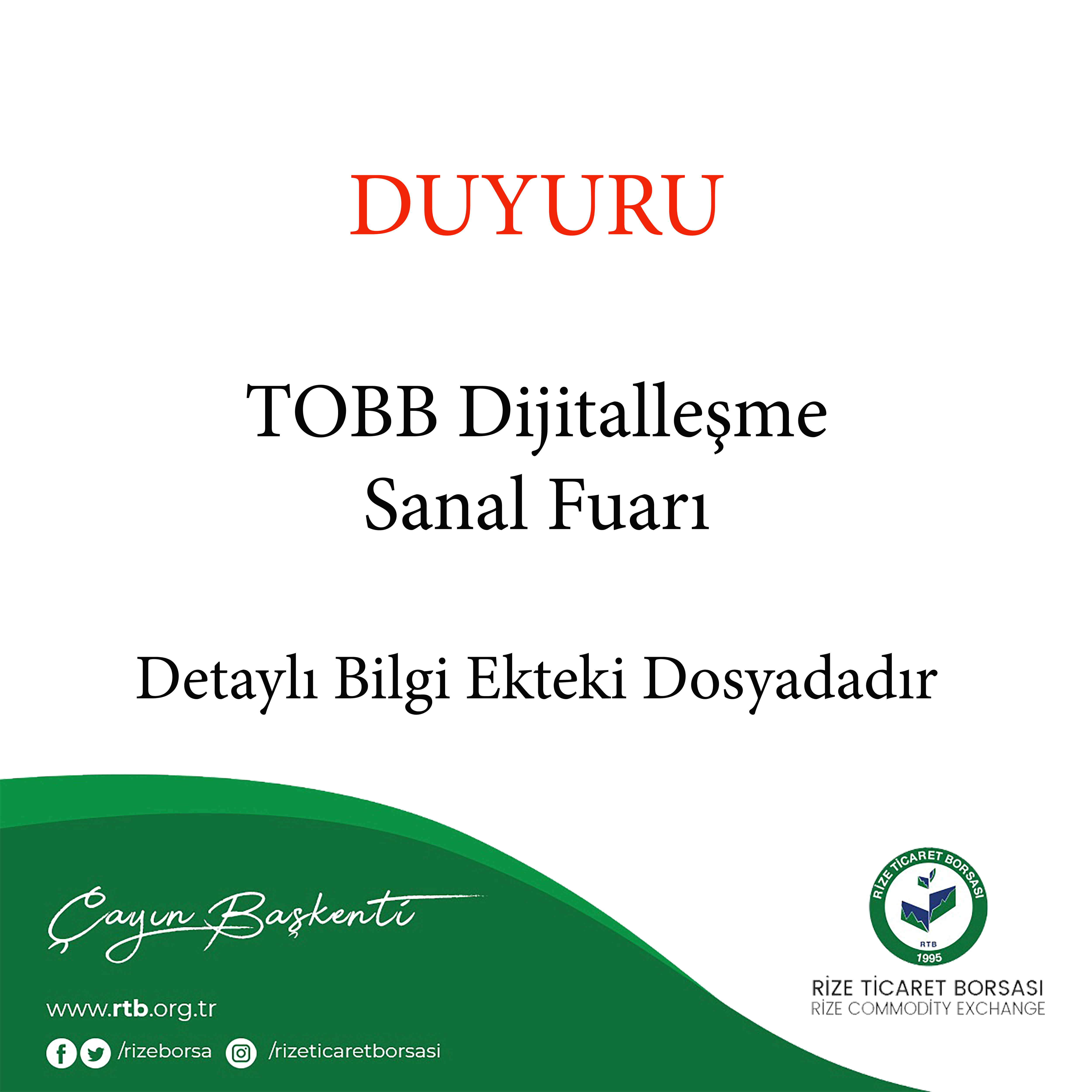 TOBB Dijitalleşme Sanal Fuarı