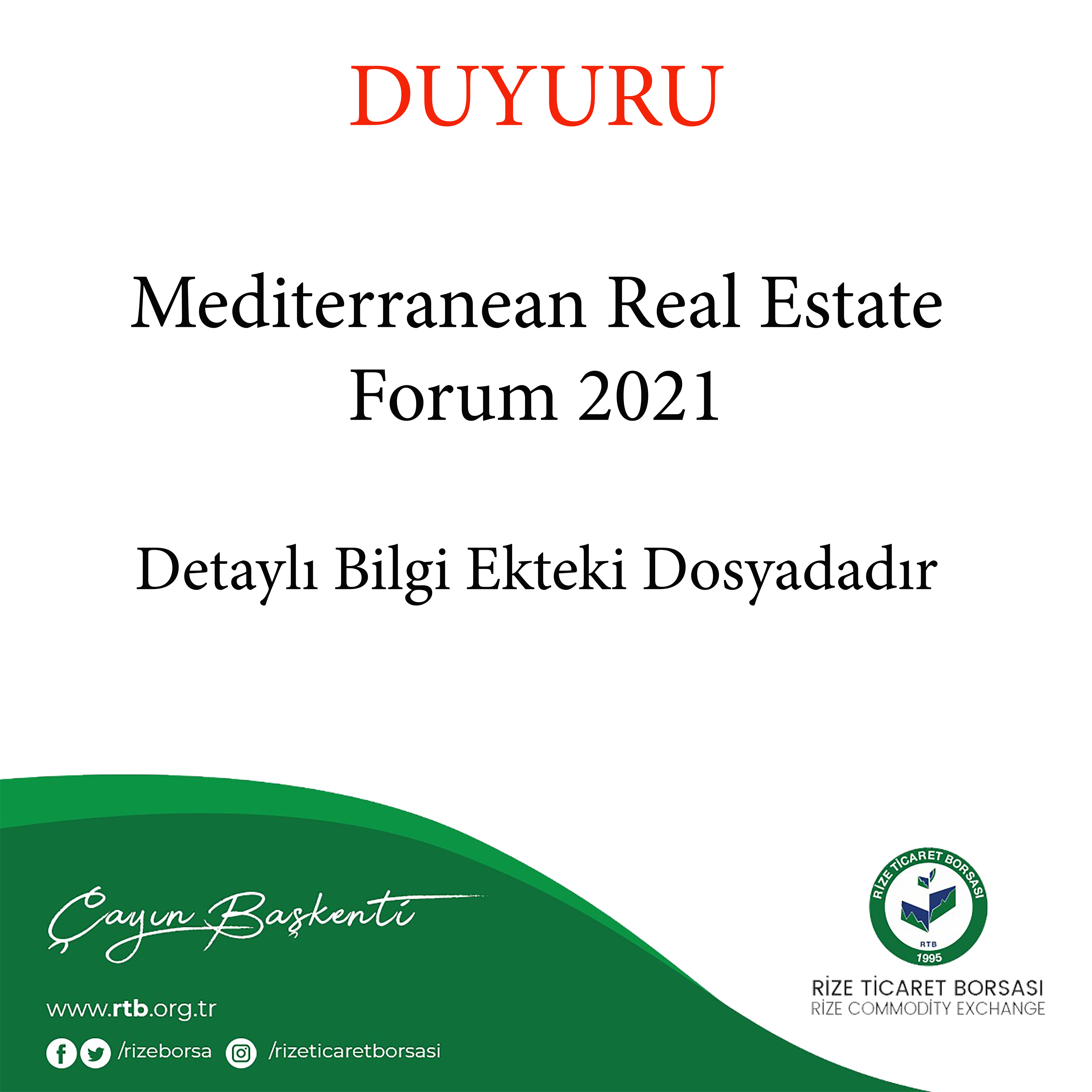 Mediterranean Real Estate Forum 2021