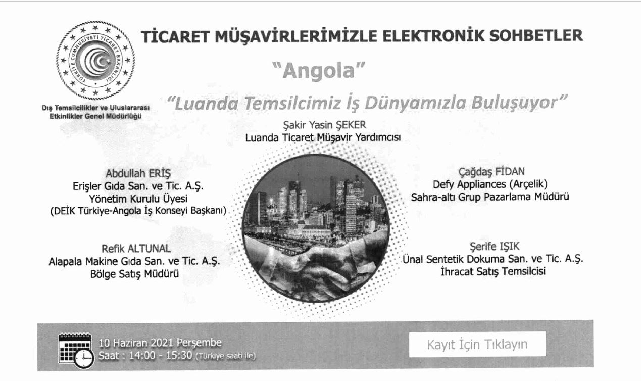 Ticaret Müşavirlerimizle Elektronik Sohbetler - Angola