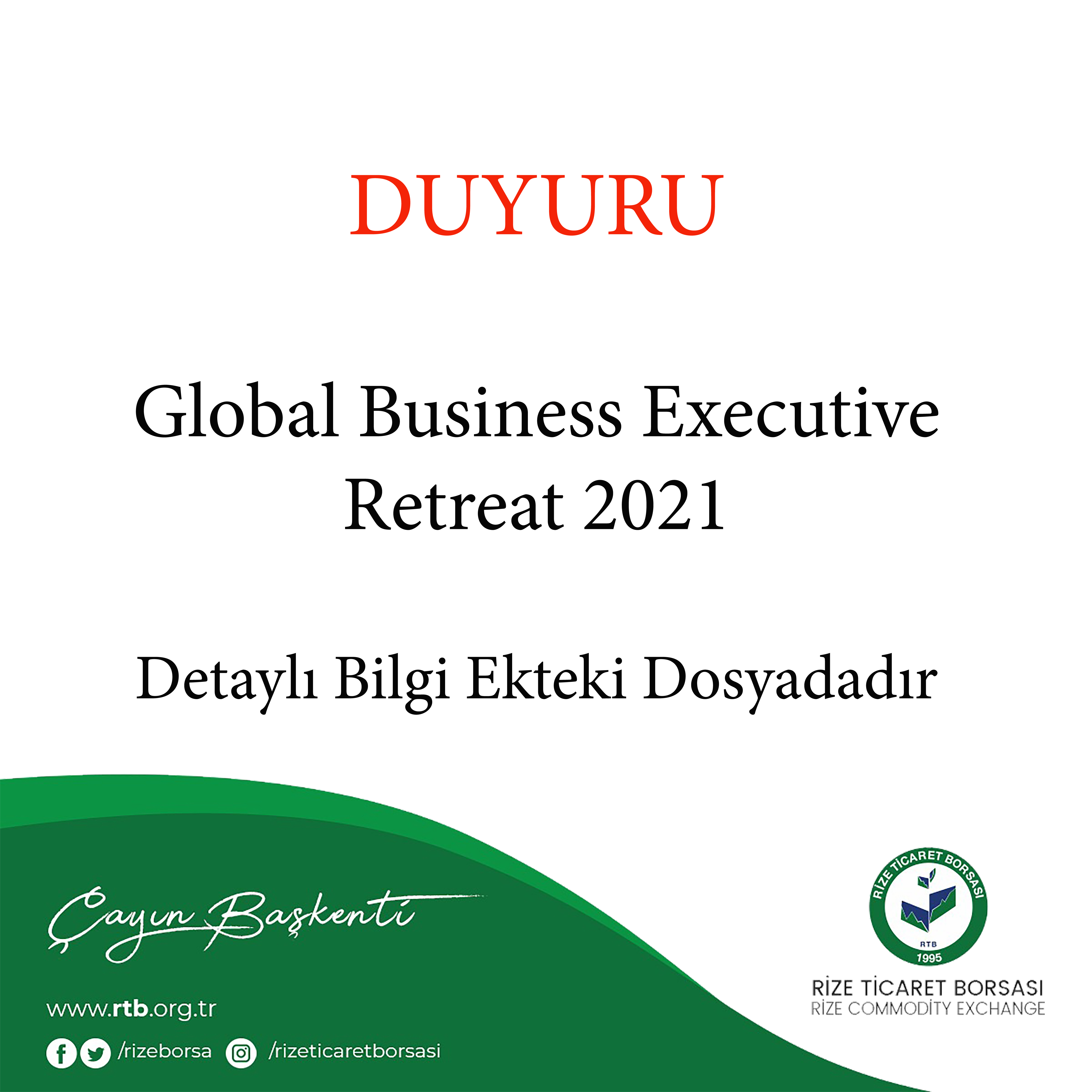 Global Business Executive Retreat 2021