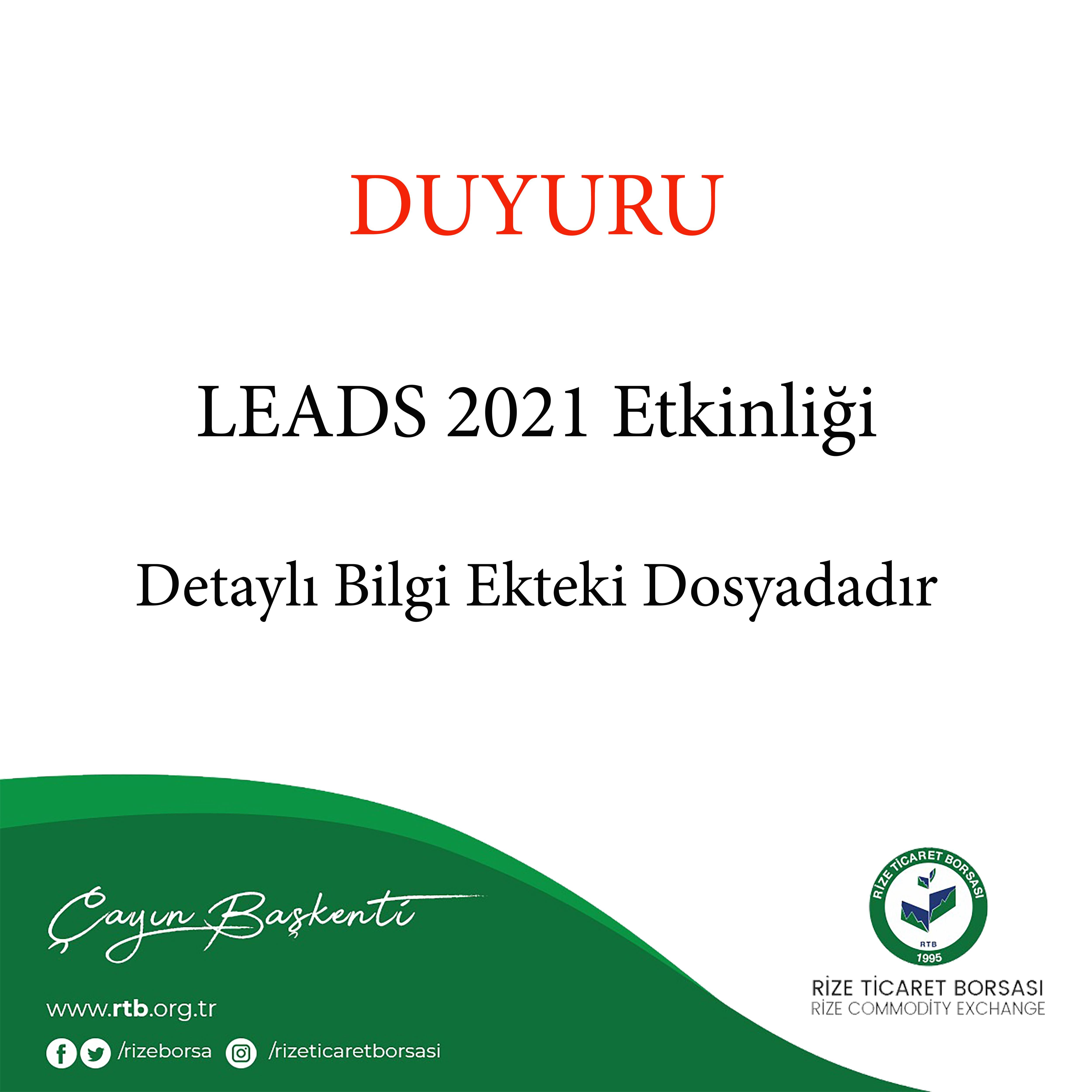 LEADS 2021 Etkinliği