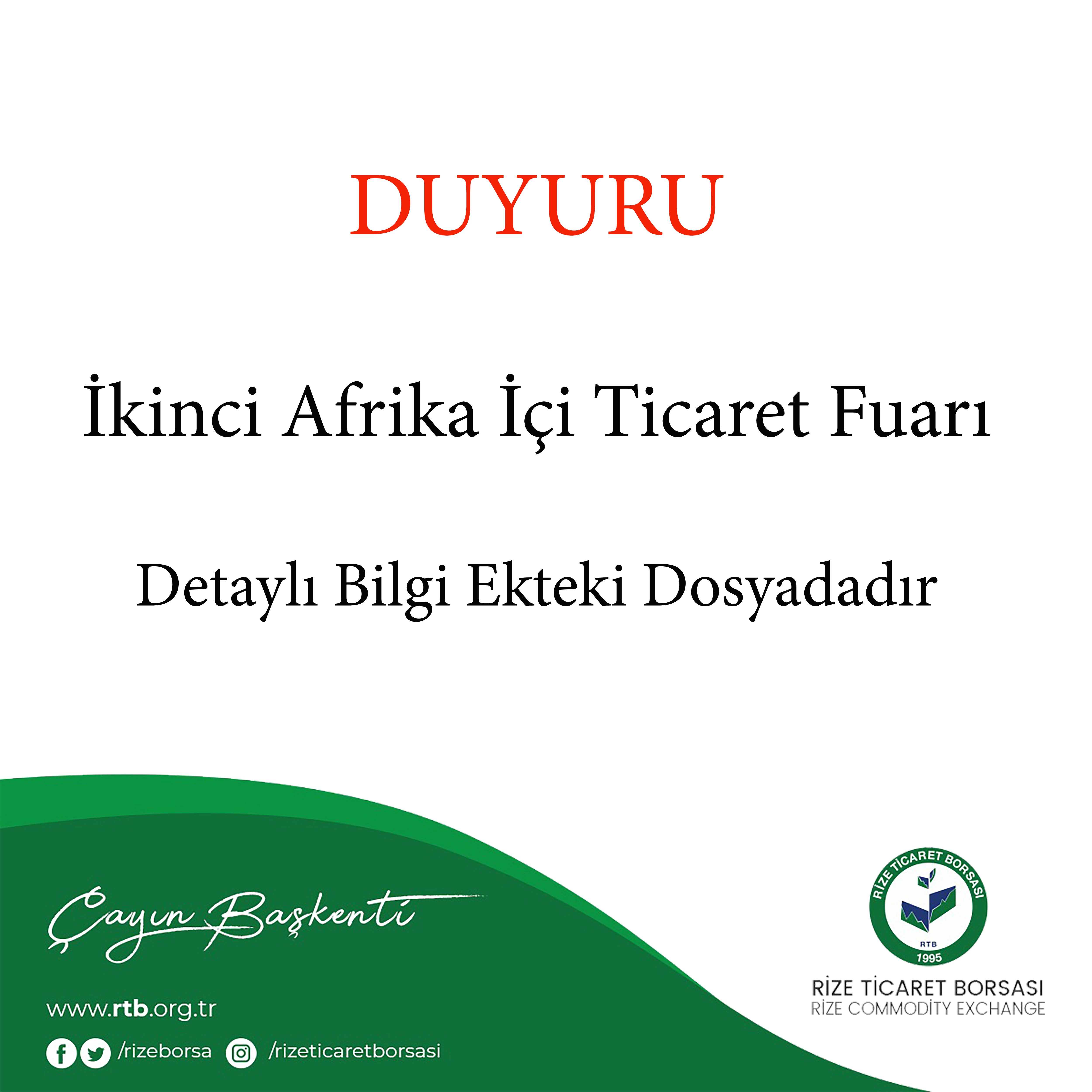 İkinci Afrika İçi Ticaret Fuarı