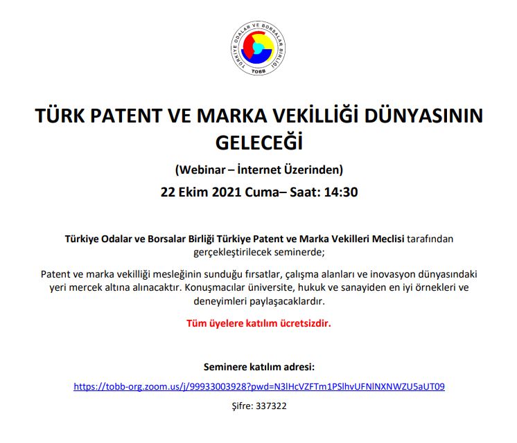 Türk Patent ve Marka Vekilliği Dünyasının Geleceği