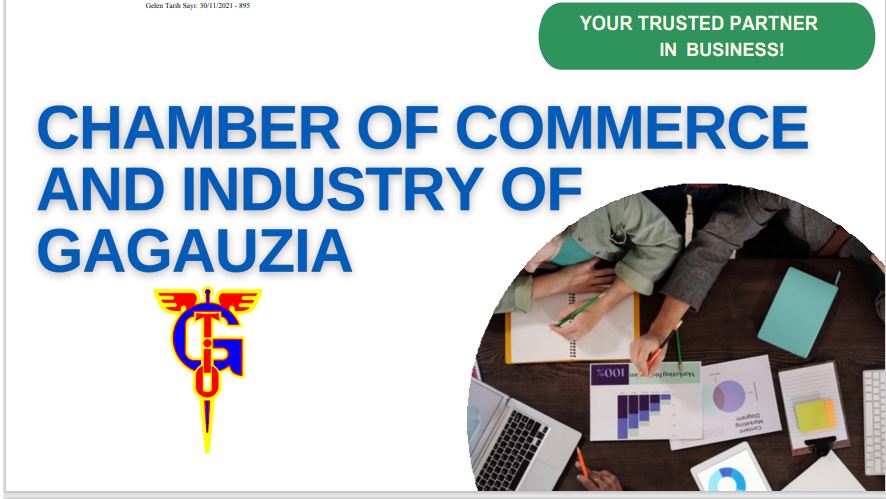 Gagauz Ozerk Yeri Ticaret ve Sanayi Odasi Isbirligi Talebi