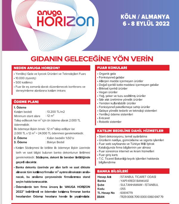Anuga Horizon Fuarı