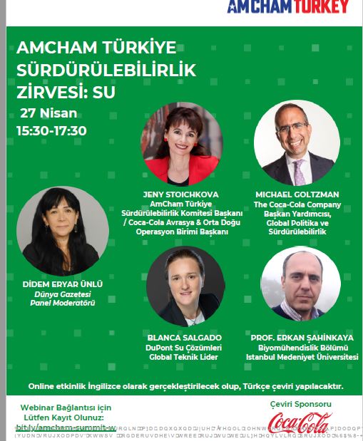  AmCham Turkiye Surdurulebilirlik Komitesi-Su Konulu Cevrimici Toplanti