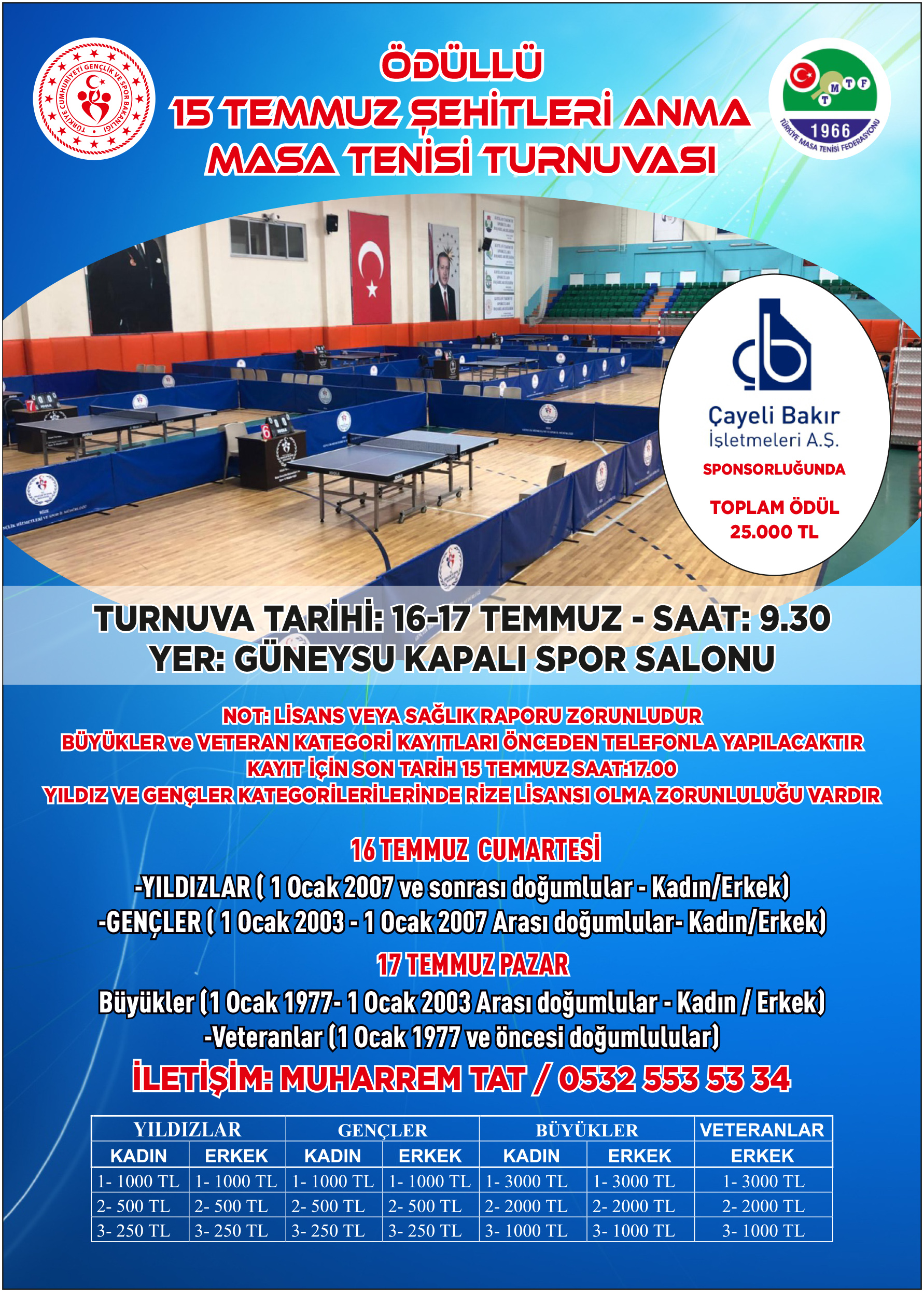 Masa Tenisi Turnuvası