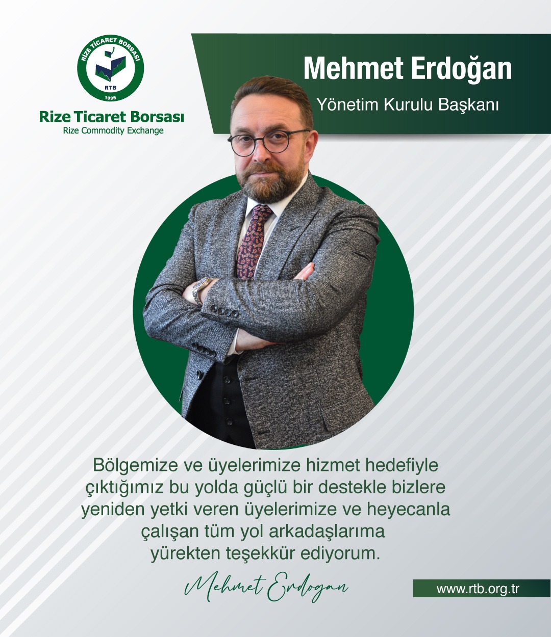 Borsa Seçimlerini Mehmet Erdoğan Kazandı