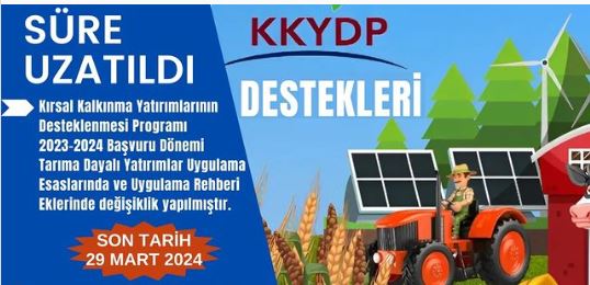 Kırsal Kalkınma Yatırımlarının Desteklenmesi Programı Son Başvuru Tarihi Uzatıldı