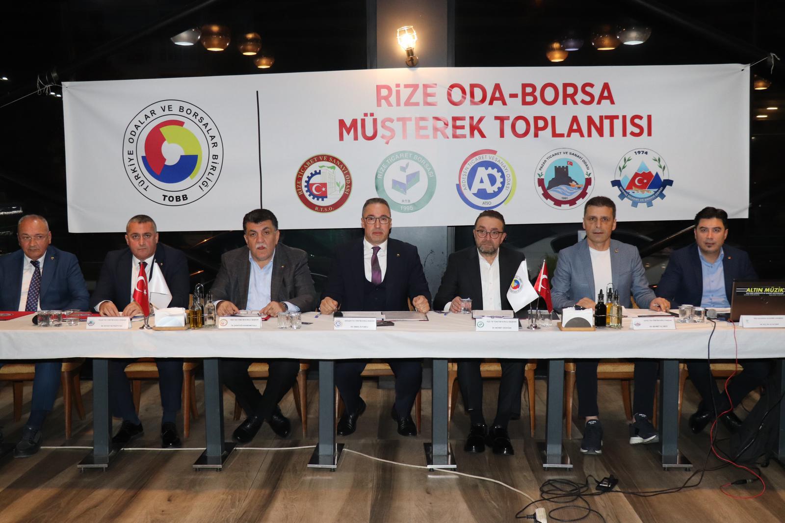 Rize Oda ve Borsaları Ardeşen’de Buluştu: Çayda Kalite, Ekonomide Güç Birliği