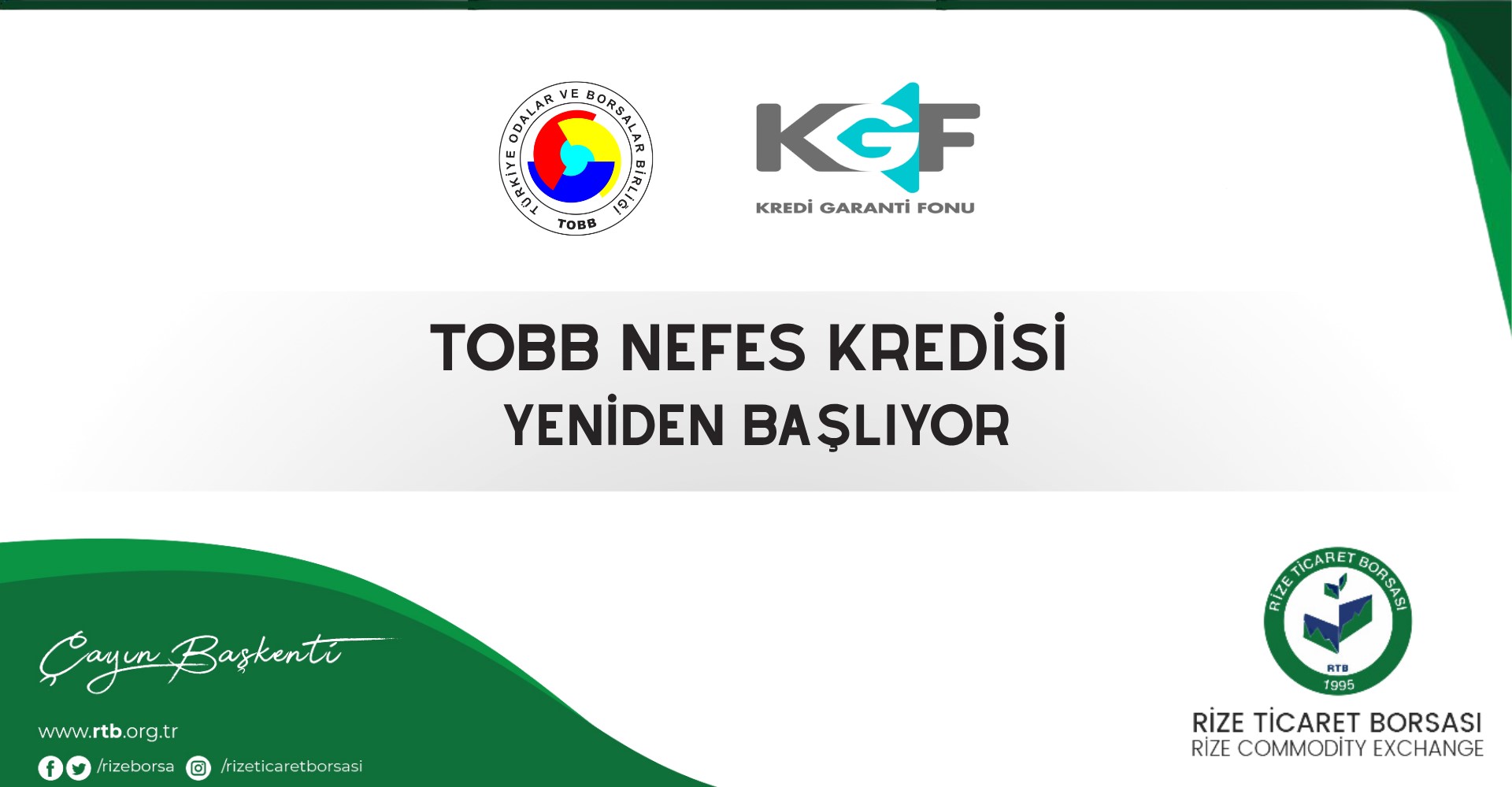 Tobb Nefes Kredisi Yeniden Başlıyor