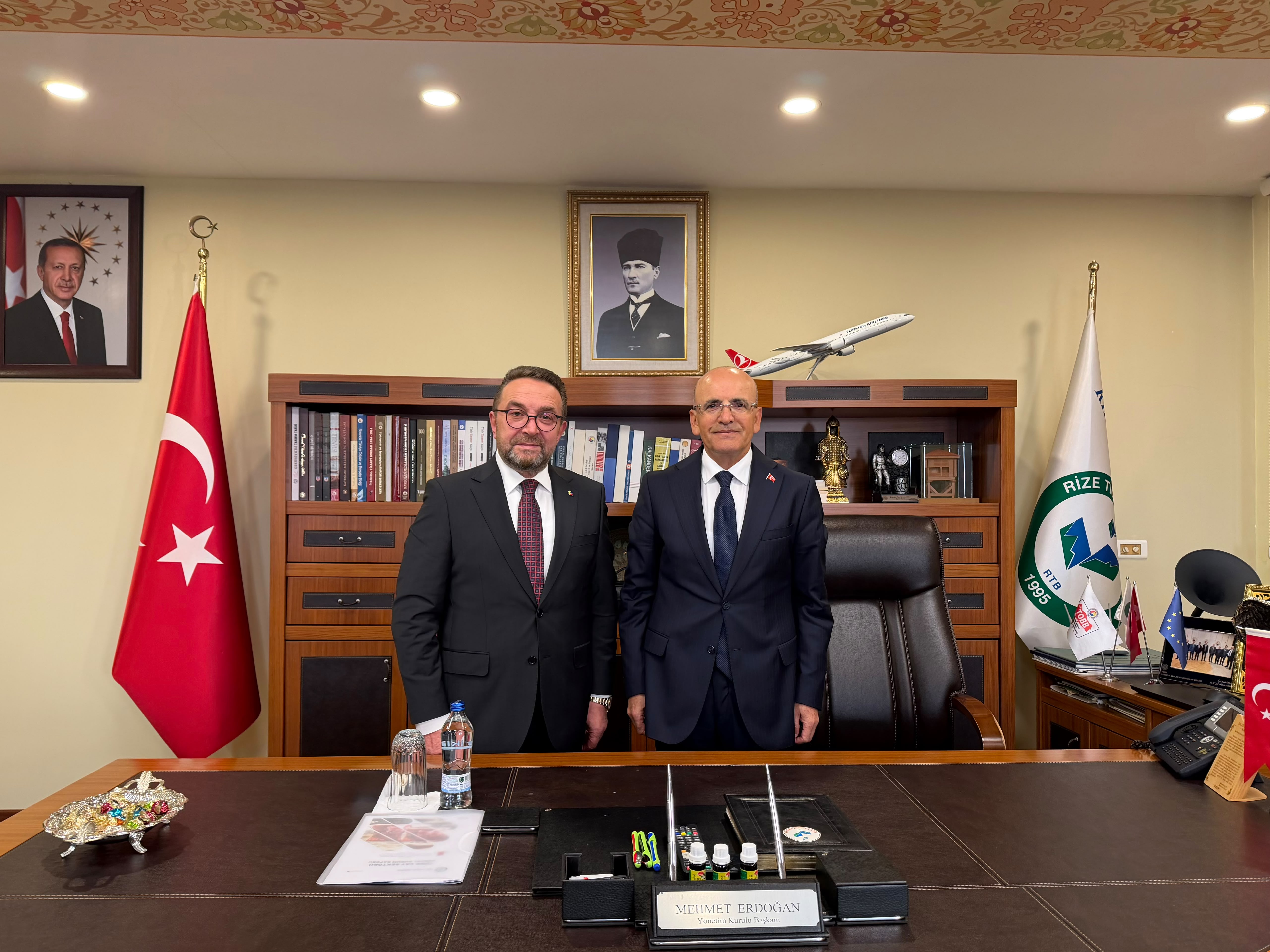 Hazine ve Maliye Bakanımız Sayın Mehmet Şimşek’ten Rize Ticaret Borsamıza Ziyaret