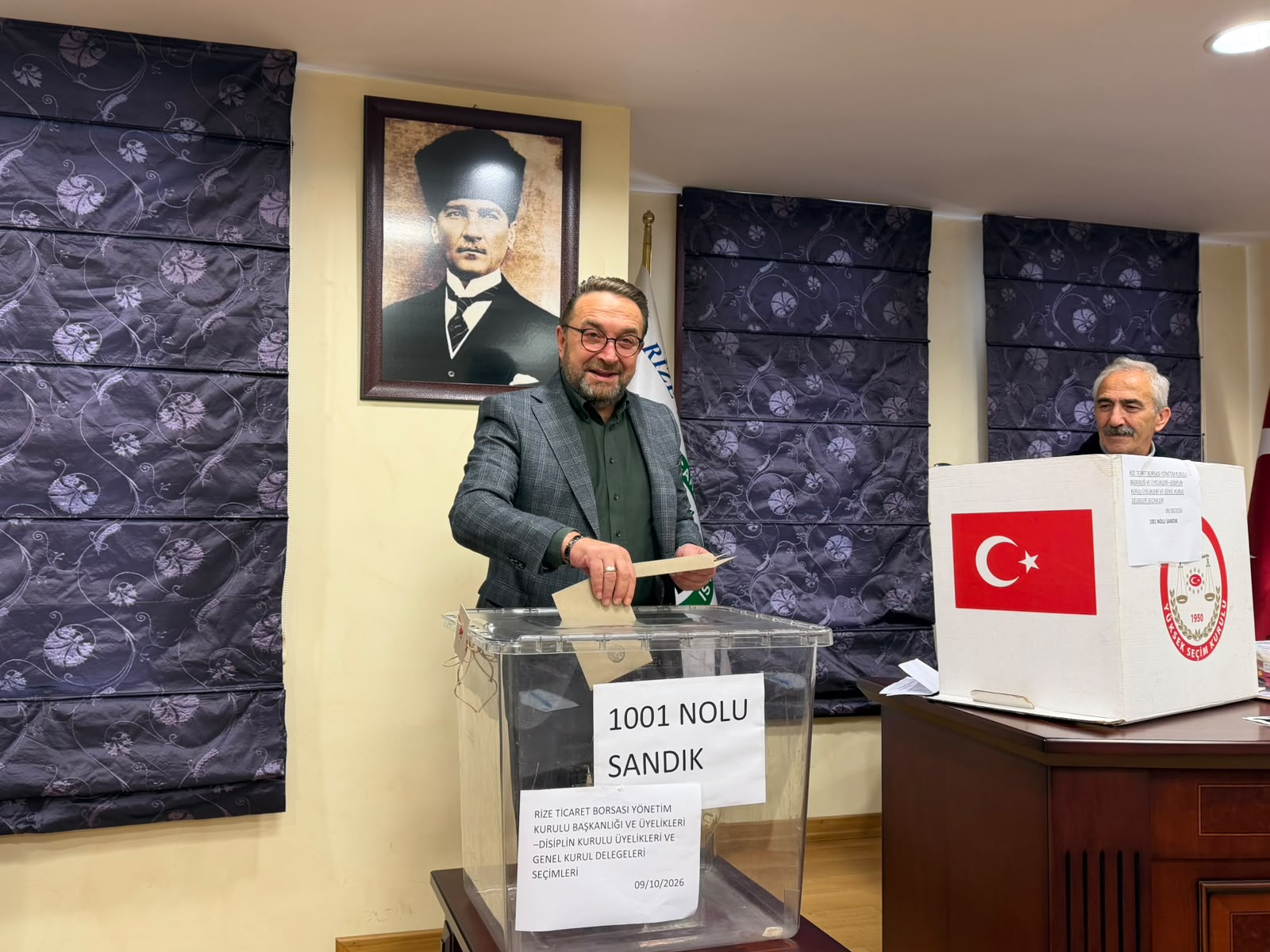 RİZE TİCARET BORSASI MECLİS VE YÖNETİM KURULU BAŞKANLARI VE ÜYELERİ SEÇİMİ YAPILDI