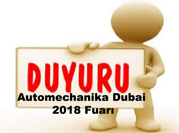 Automechanika Dubai 2018 Fuarı